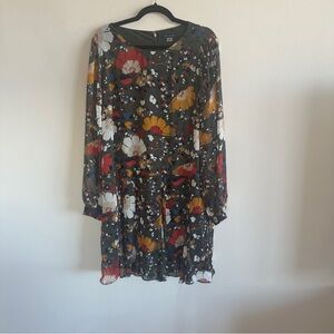 Tommy Hilfiger Floral Long Sleeve Dress